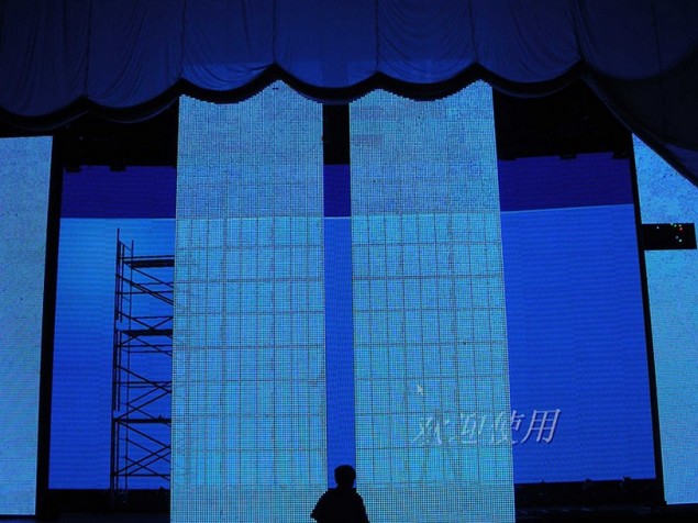 室內(nèi)大型舞臺彩色led屏幕 定制高清LED戶外廣告翻轉顯示屏電子屏